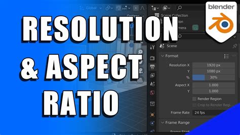 Blender Resolution & Aspect Ratio Settings Tutorial (Micro Tip)